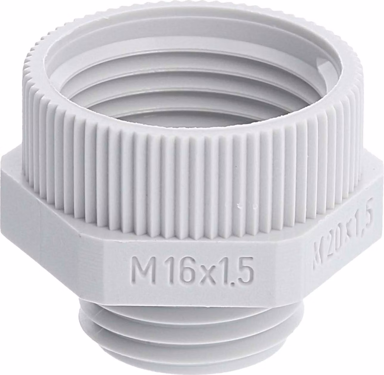 WISKA Raccordo M/M da M16x1,5 a M20x1,5 KEM-M16/M20 esagonale in poliammide (PA) Filettatura di collegamento 9,0 mm - 1 pezzo