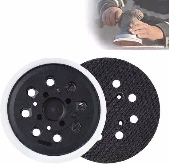 Set di due dischi abrasivi da 125 mm con gancio e anello a 8 fori per PEX 400 AE - 4000 AE - PEX 300 AE - levigatrice eccentrica AdvancedOrbit 18 - Levigatura - Accessori