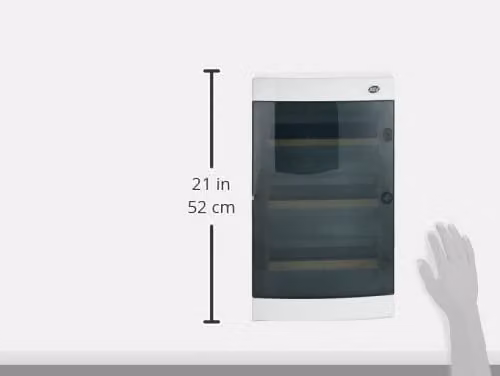 Quadro di distribuzione compatto, modello AP, con 3 file da 36 moduli, grado di protezione IP40