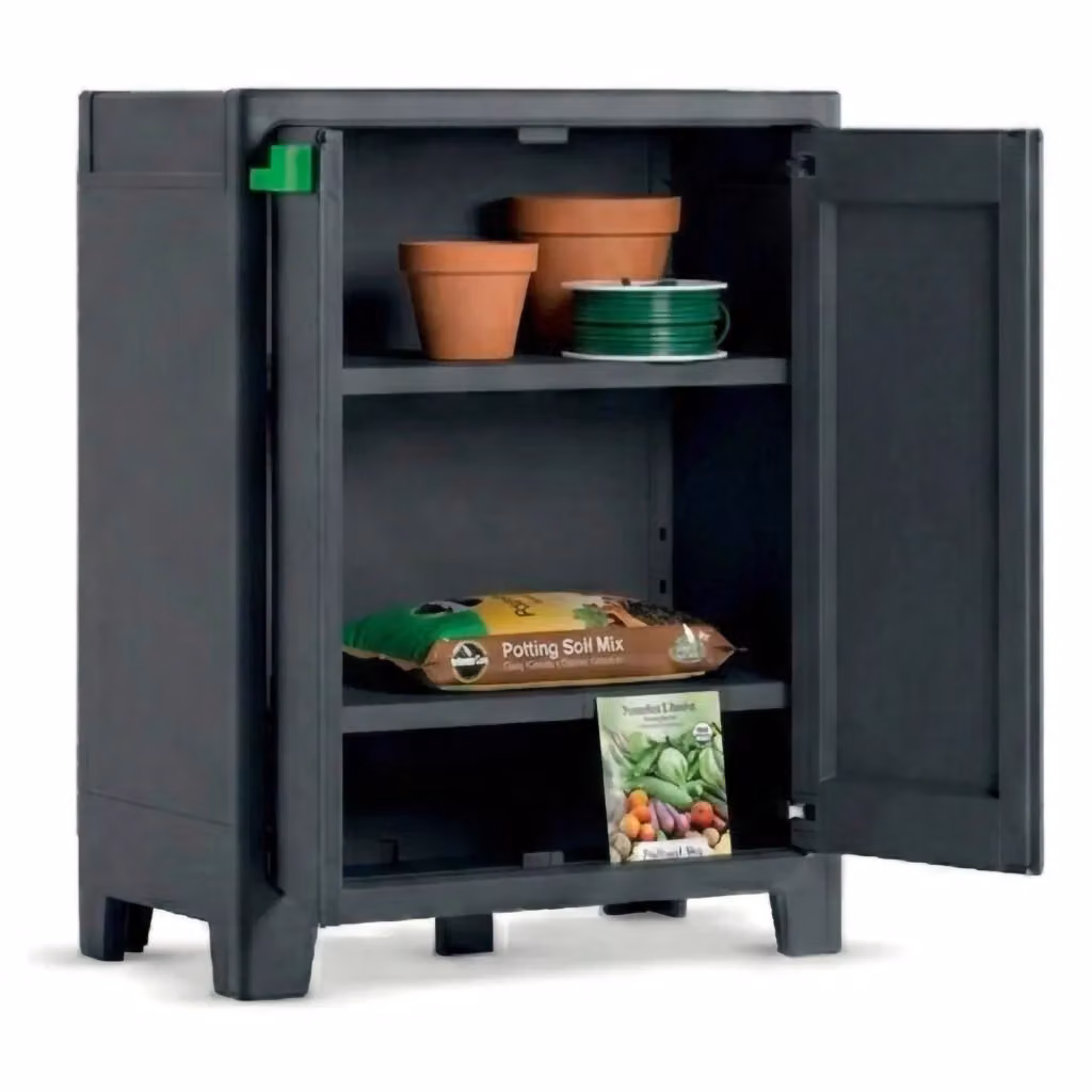 Armadio da esterno Markham DMORA Grigio L: 80 cm, P: 44 cm, H: 100 cm – 2