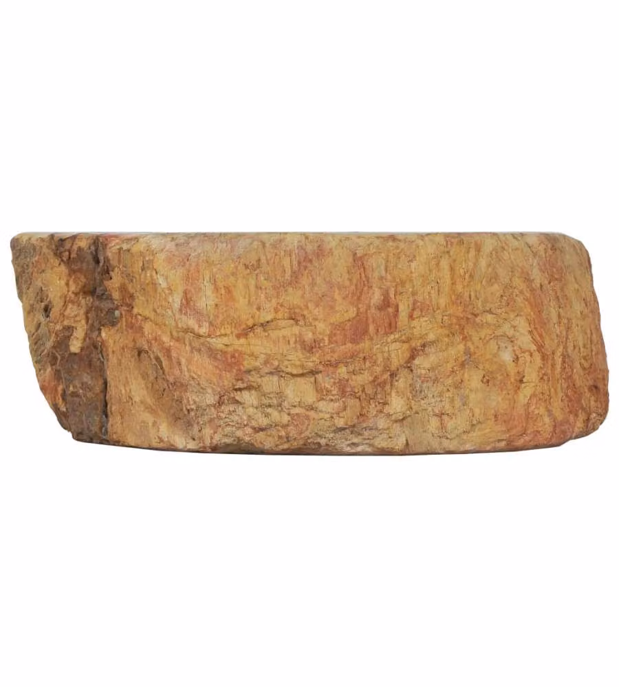 Lavandino 45x35x15 cm in Pietra Fossile Crema