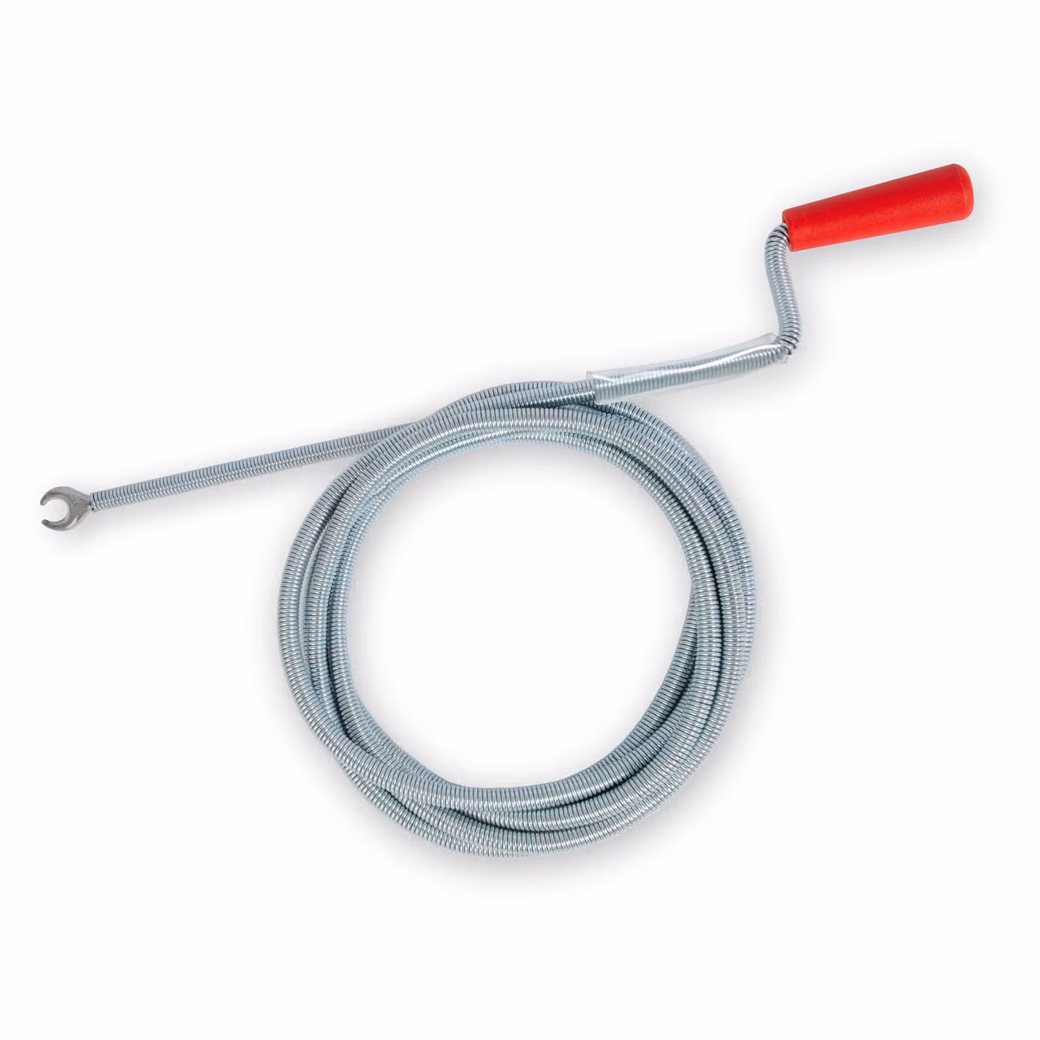 Spirale per la pulizia dei tubi EBERTH lunga 3 m e con Ø 9 mm, efficace spirale di drenaggio per tubi a partire da Ø 40 mm, testa di perforazione a forma di artiglio con Ø 20 mm