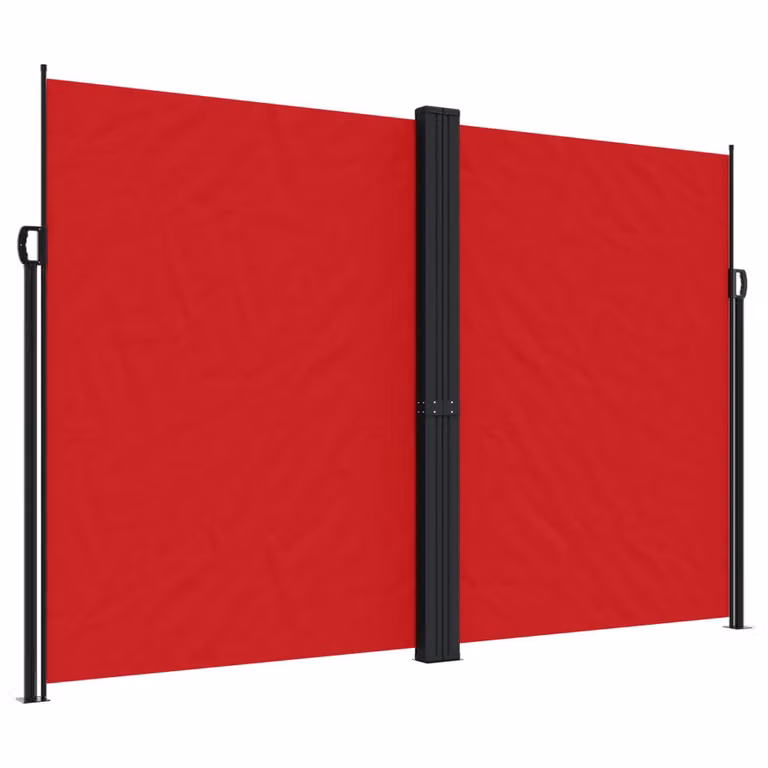 Tenda da Sole Laterale Retrattile Rossa 220x1200 cm
