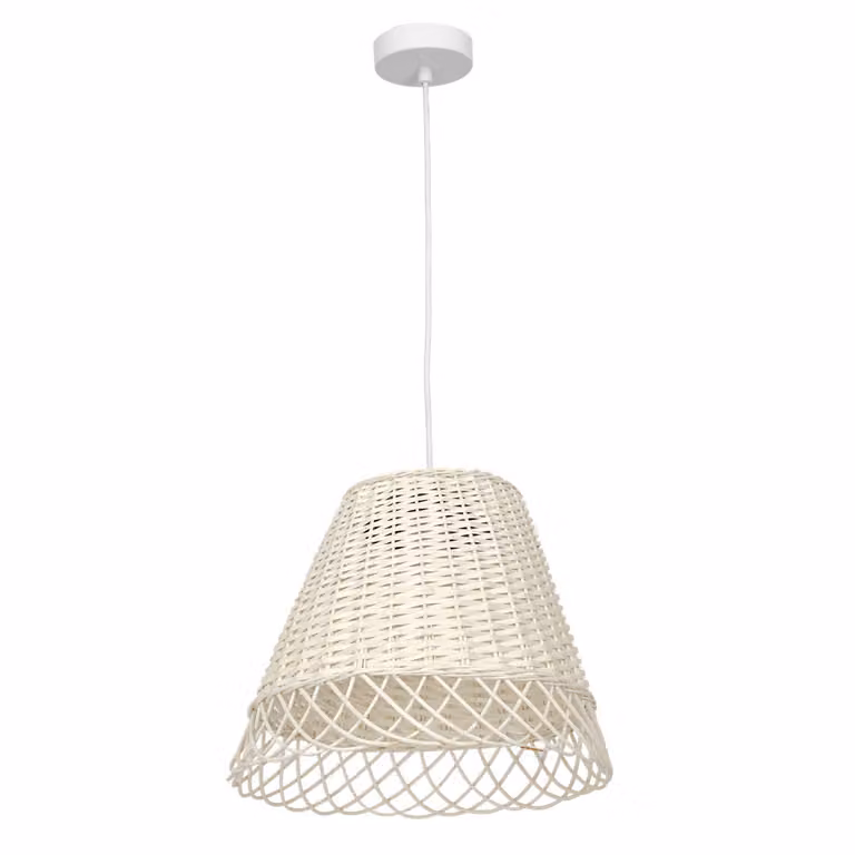 Vimini White 1Xe27 plafoniera a sospensione plafoniera a soffitto plafoniera a sospensione
