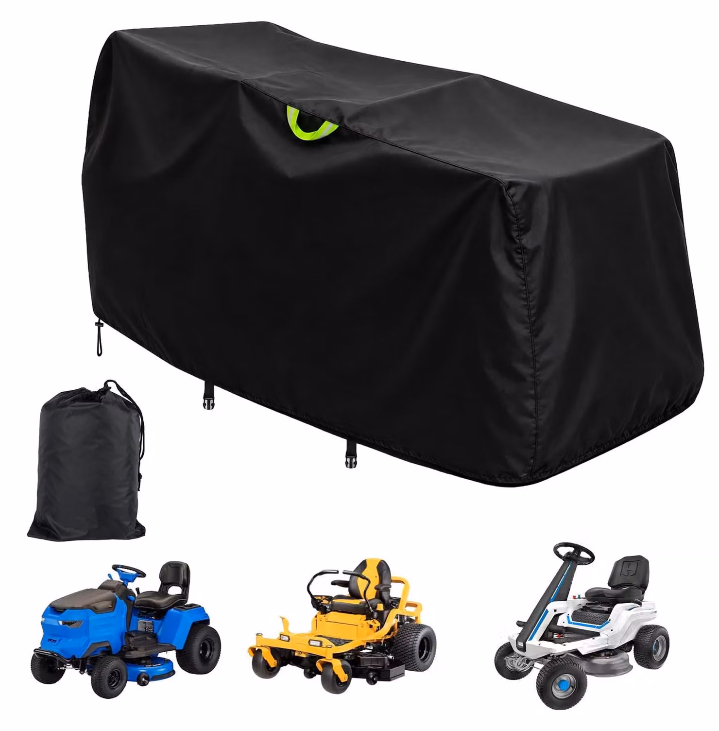Copertura per tosaerba da giardino, dimensioni 180 x 110 x 115 cm, tessuto 420D