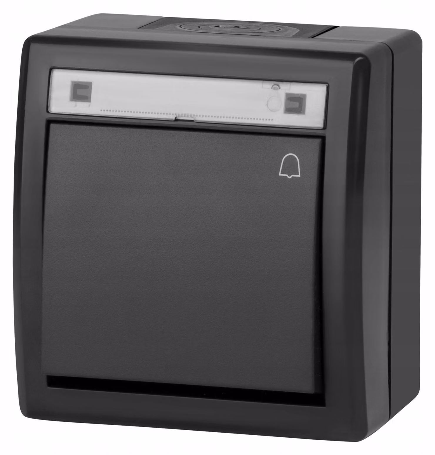 Elektro-Plast | Pulsante Campanello - Antracite - IP55 - Impermeabile - Montaggio Facile