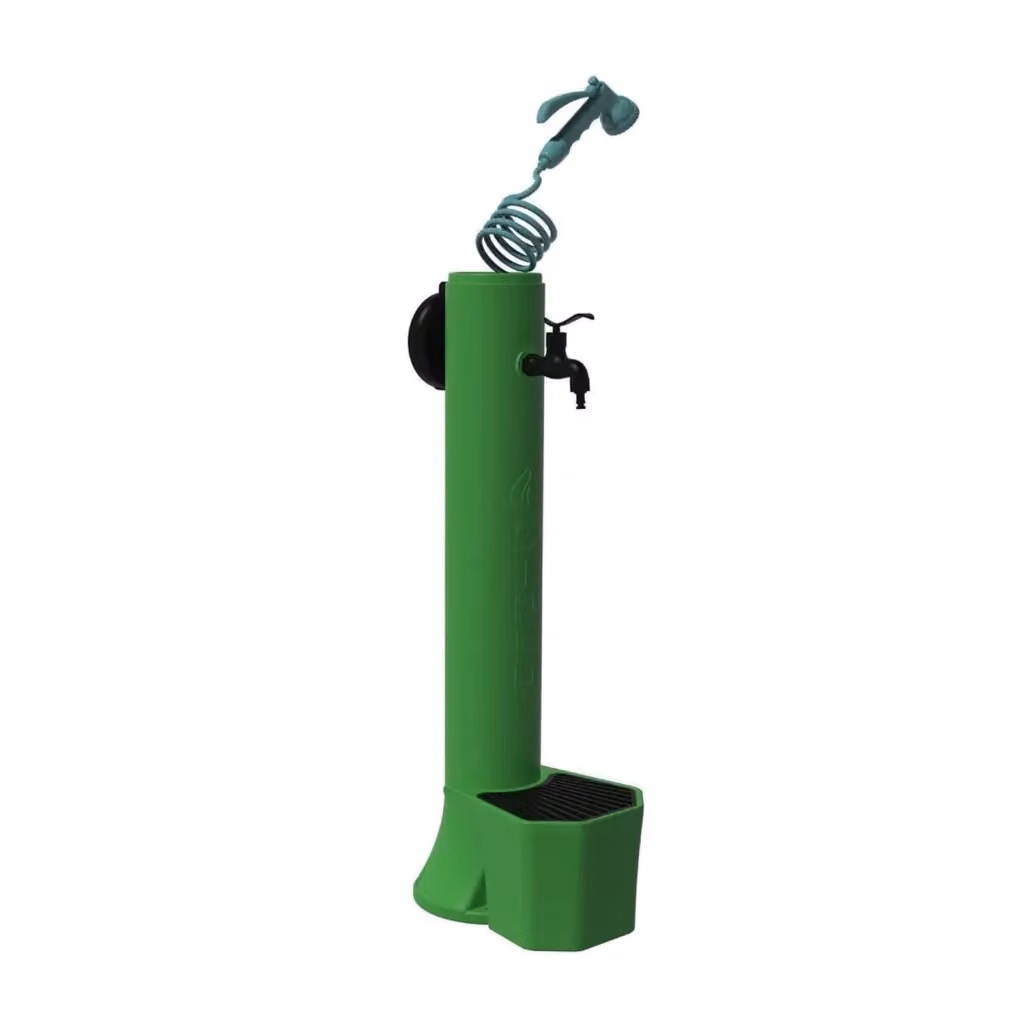 Sined Tritone Pro Fontana per Innaffiare il Giardino in Polietilene ad Alta Resistenza Verde e Nero con Tubo Flessibile da 75 m – 2