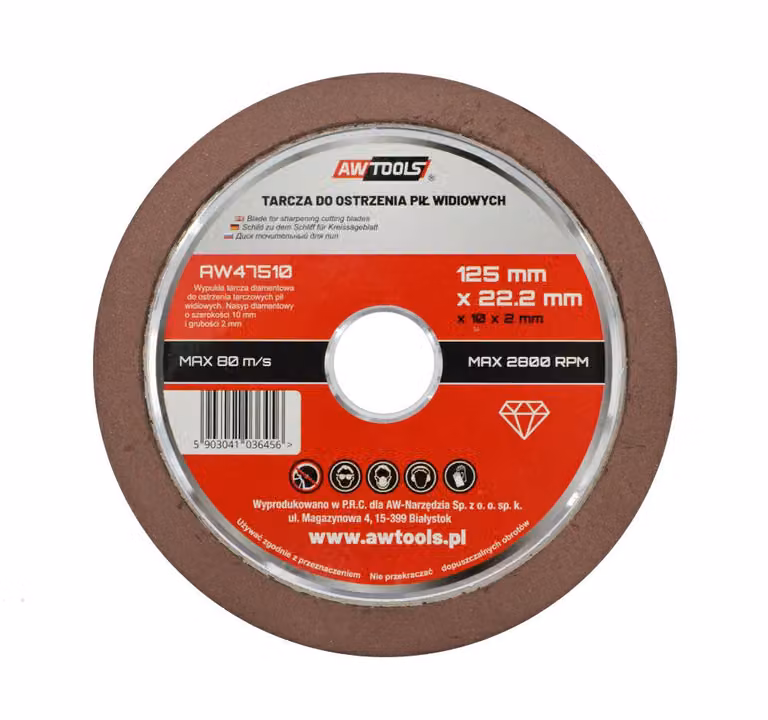 Awtools WIDIA Ruota per affilare le seghe 125Mm