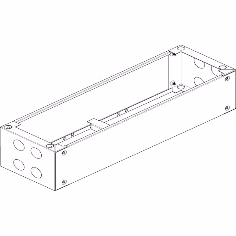 Base ABN RAL 7022 L 840 x H 200 x P 280 mm UF320