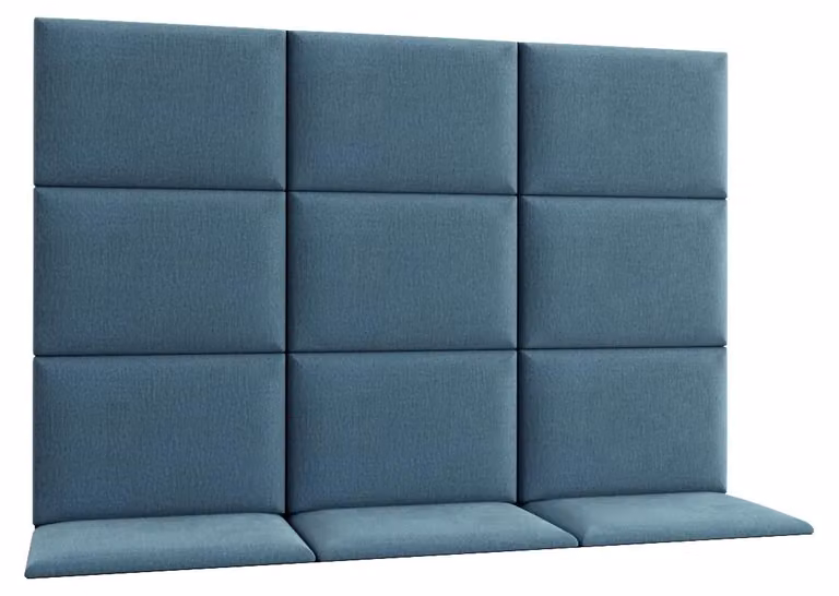 Set di pannelli imbottiti 180x120 VALERIO - azzurro