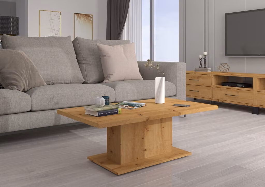 Tavolino da soggiorno DREW - rovere artisan