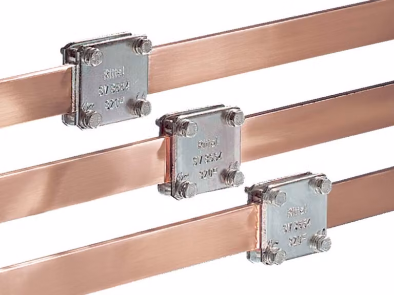 Rittal Plattenklemmen für 30 mm Schienenbreite, Klemmraum: