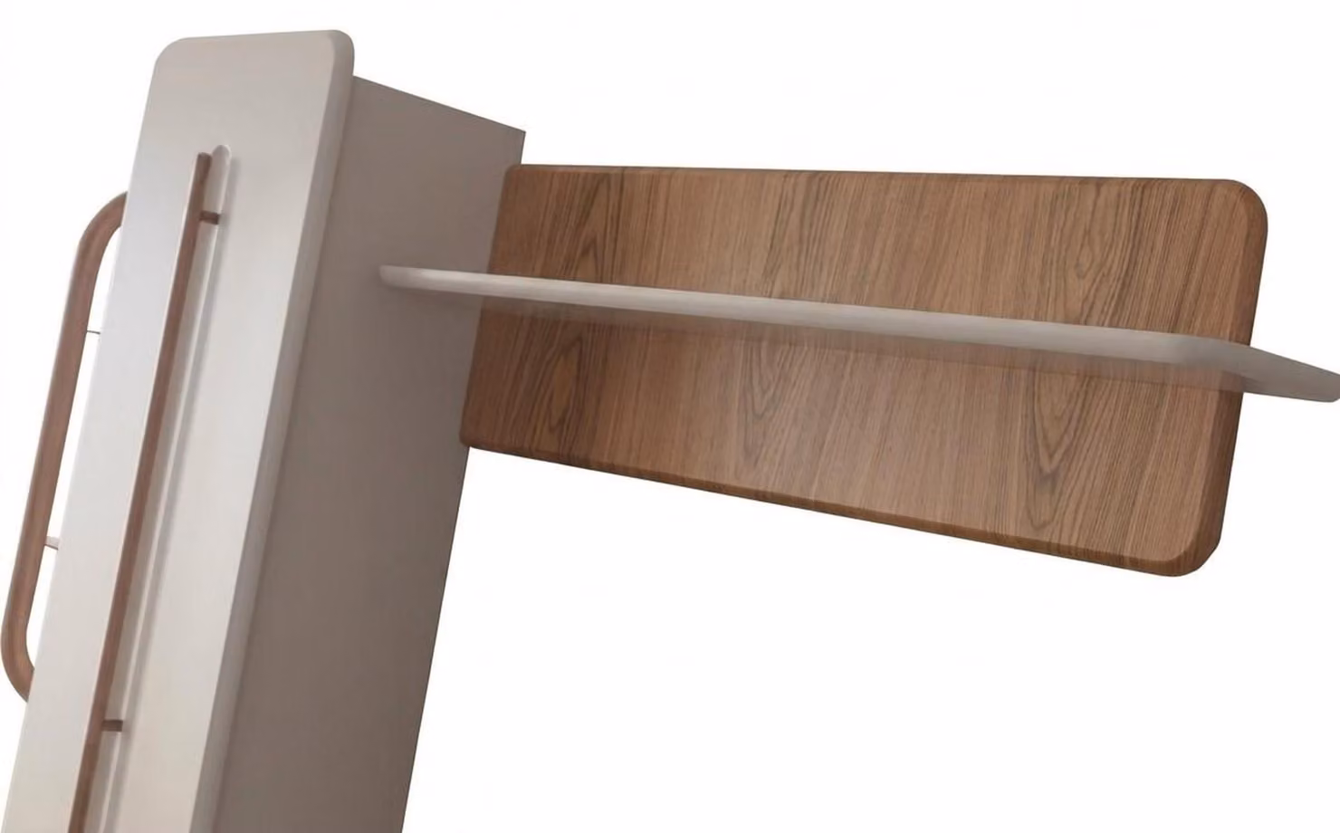 Haengendes Regal Stil modern braun Wohnzimmer praktisch