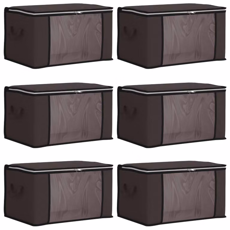 Scatola di stoccaggio con finestra laterale trasparente 6 pcs