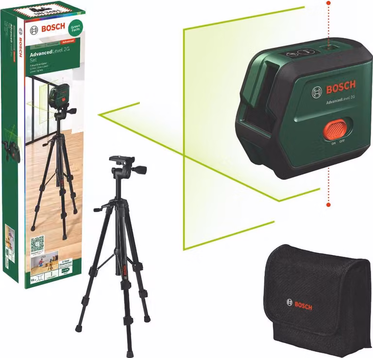 Laser a linee incrociate Livello avanzato 2G Set