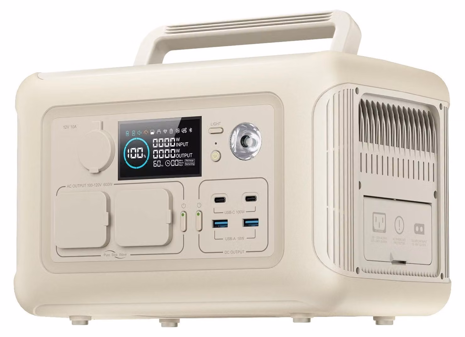 Centralina di alimentazione - Generatore di corrente - Mini-generatore - Portatile - Con prese di corrente AC - Batteria LiFePO4