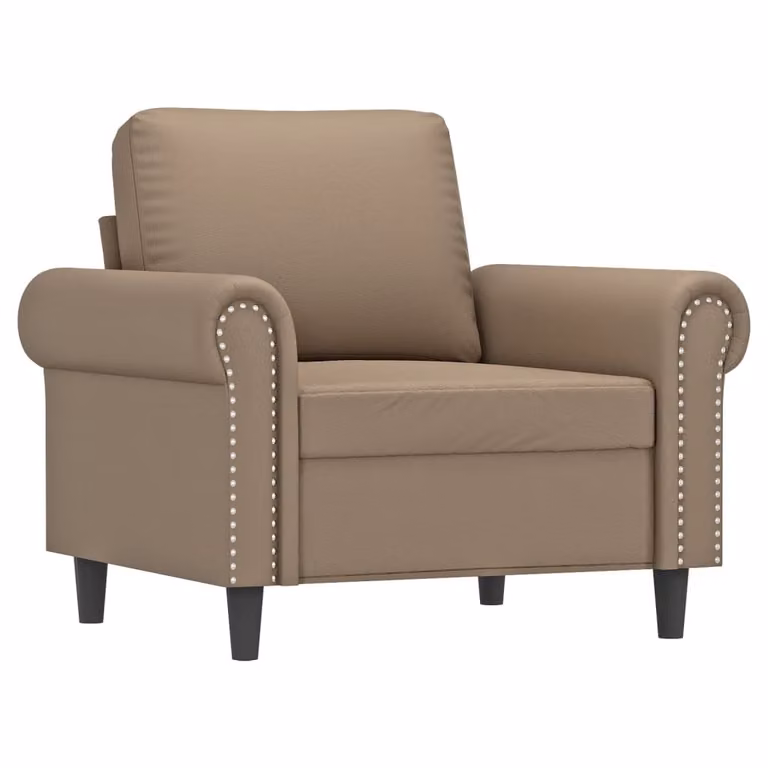 Poltrona Cappuccino 60 cm in Pelle finta