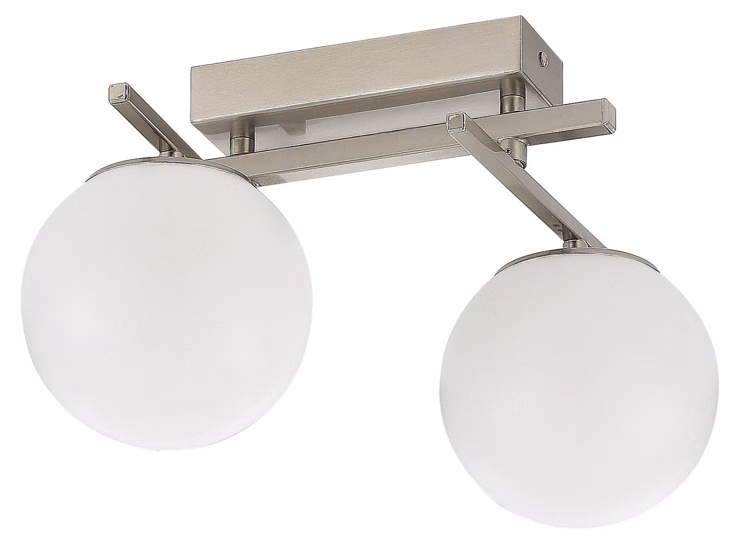 Lampada da soffitto a LED NEBULA 20W Da 3000 a 5000K 2100 lm metallo nichelato dimensioni: 22,4 x 28,4 x 39,3 cm IP20 Zuma Line