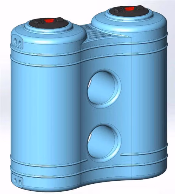 Serbatoio da Esterno Polietilene Stoccaggio Acqua JOLLY Rototec litri 2000