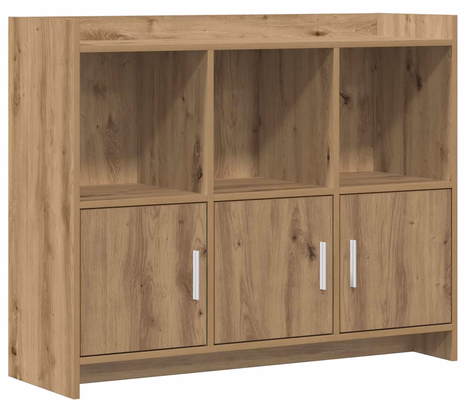 Mobile bar in legno massello di quercia, artigianale, dimensioni 98,5 x 33 x 80 cm