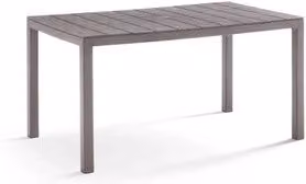 Tavolo da giardino King Bica rettangolare beige e grigio L: 146 cm, P: 86 cm, H: 74 cm