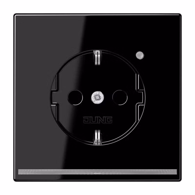 Presa SCHUKO 16 A 250 V con luce di orientamento a LED - Presa LS 1520-O SW LNW