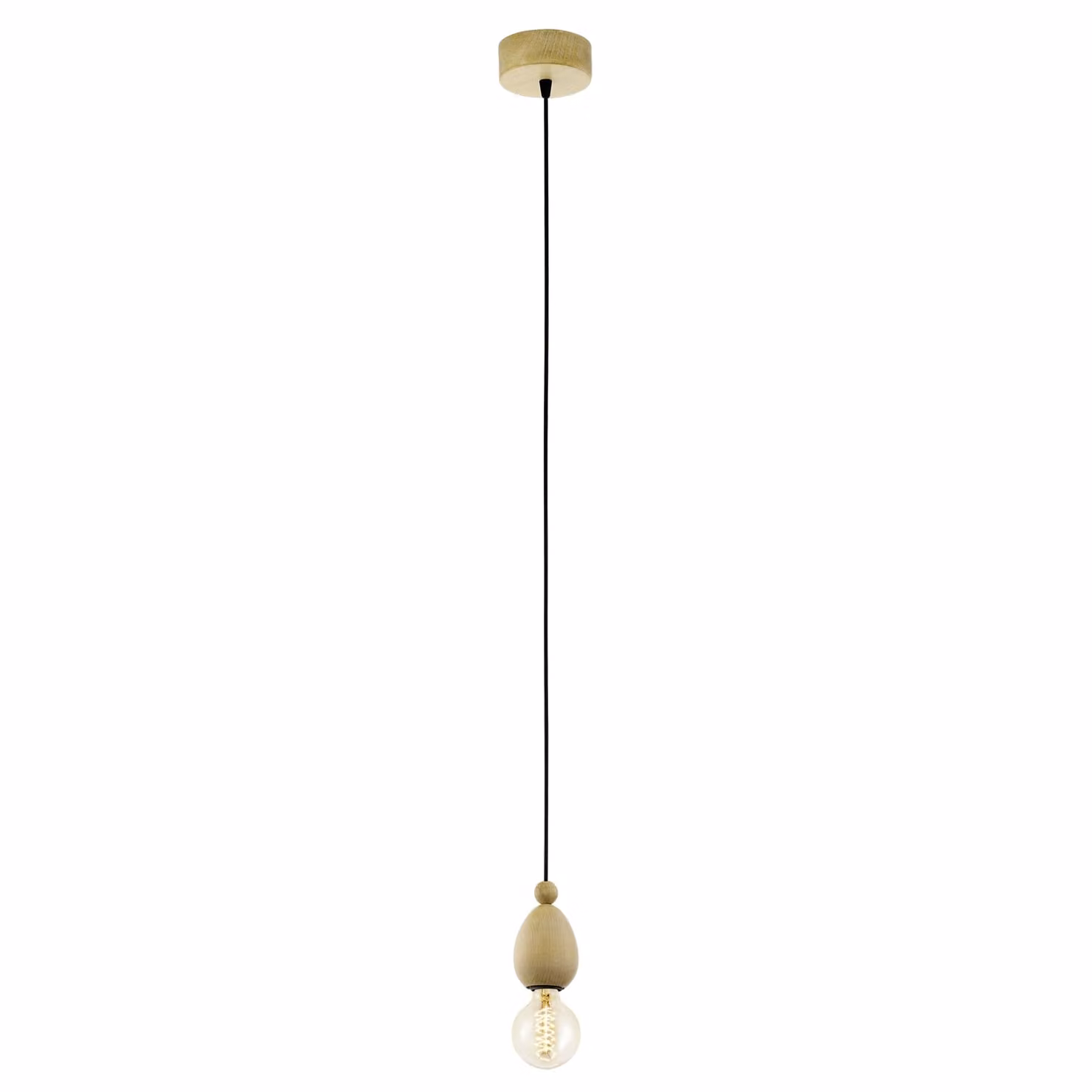 Eglo lampada a sospensione Avoltri E27 max. 60W IP20 legno rovere