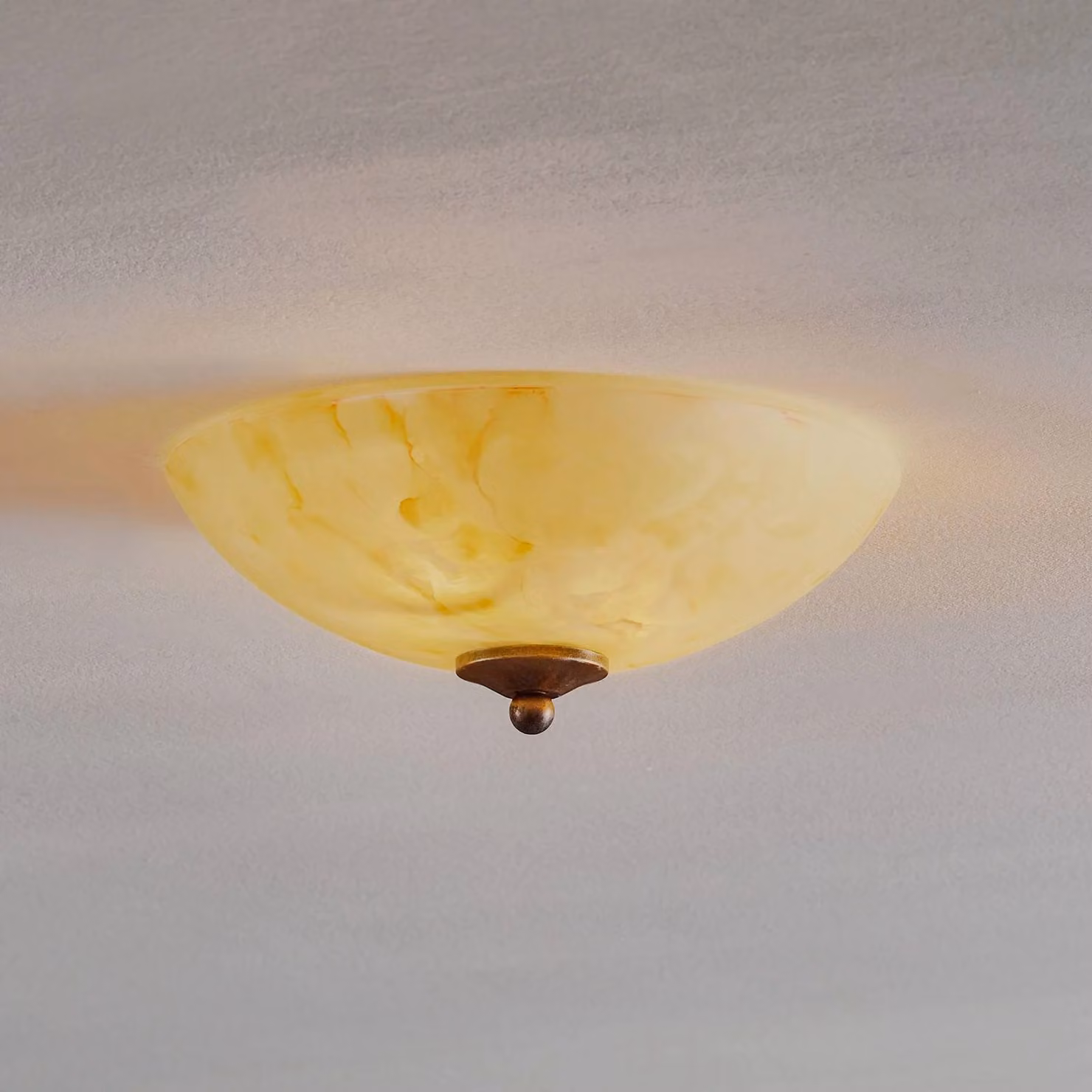Kögl Plafoniera soffitto DANA, dimmerabile, Soggiorno / Sala da pranzo, Metallo, Antico, Plafoniera