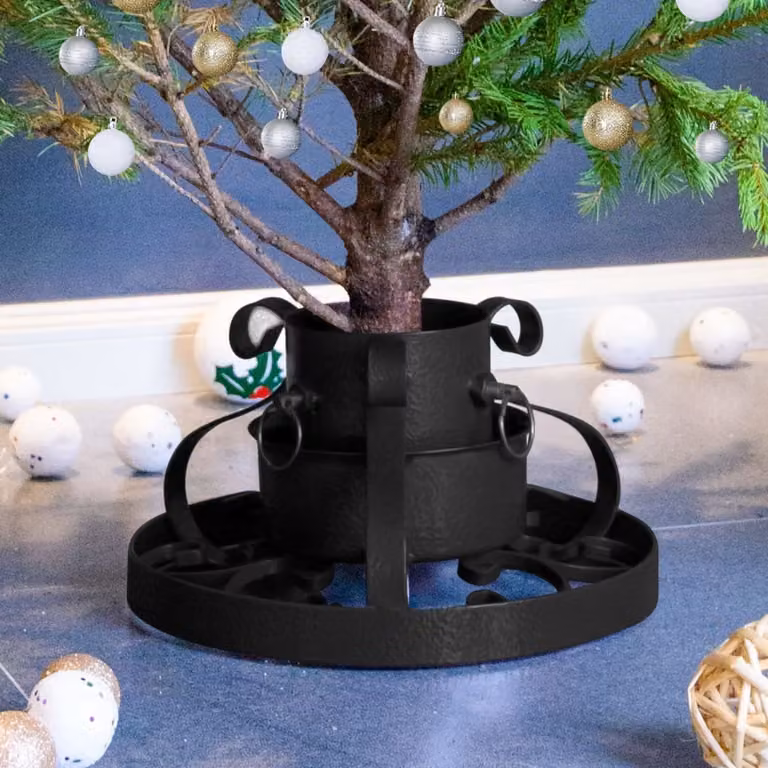 Maison Exclusive - Supporto per albero di Natale nero 29 x 29 x 15,5 cm