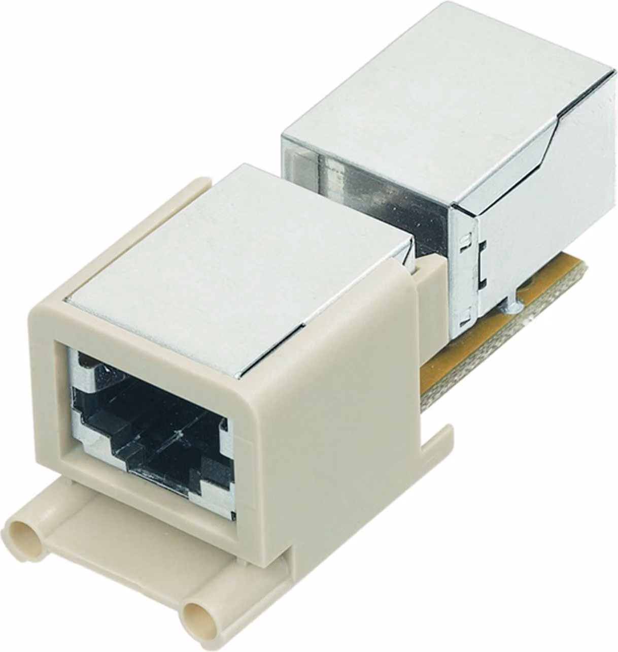 "Han Brid-RJ45 C inserto presa (F) accoppiatore presa/presa, 10-pin 2/8 24V, 10A"