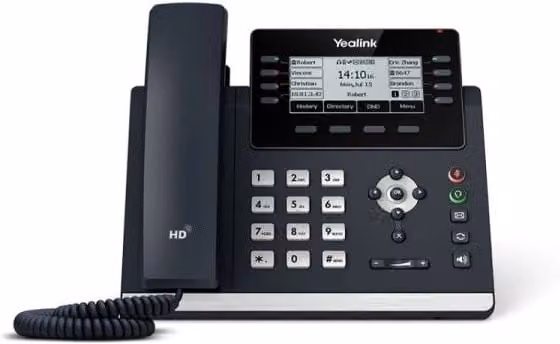 Yealink sip-t43u telefono ip grigio 12 linee lcd wi-fi