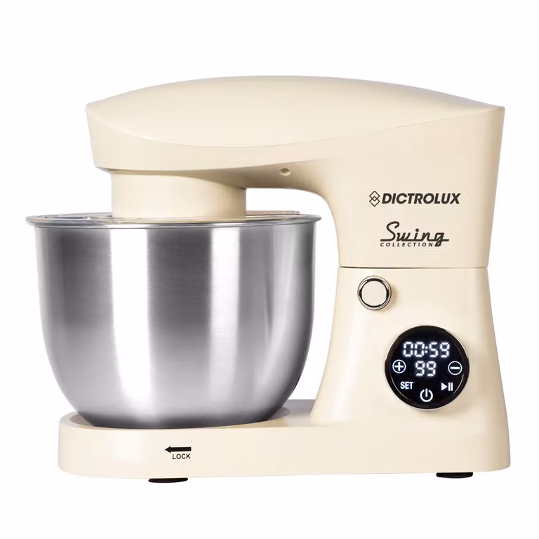 Impastatrice Planetaria DICTROLUX Swing SM-2545L Beige con Capacità 5 Litri e Potenza 1500 Watt