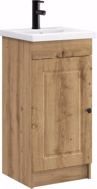 Mobile da bagno con Lavabo | Armadio Lavabo Rovere Artigianale 42 x 40 x 84,5 cm