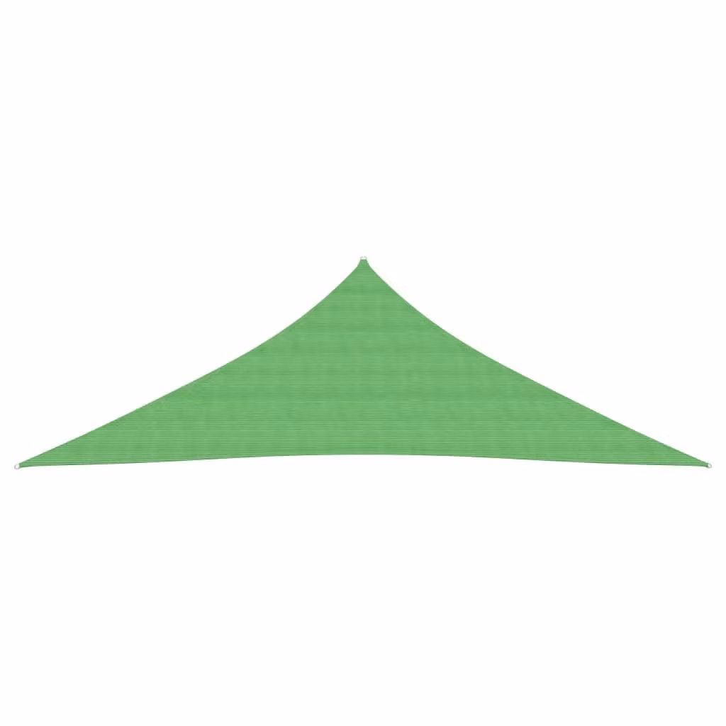 Tenda da sole The Living Store 160 g/m² verde chiaro 3,5x3,5x4,9 m HDPE