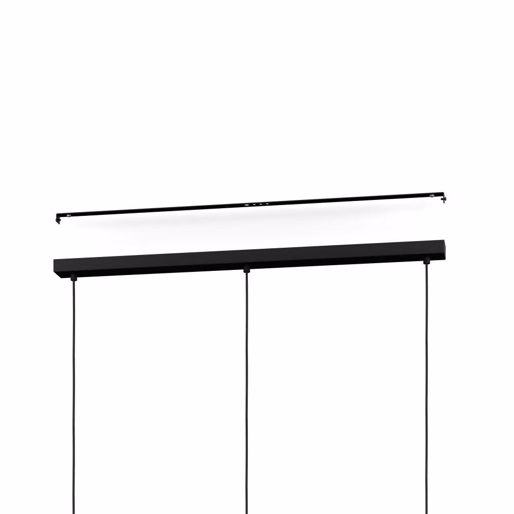 Eglo 900402 SARONA LED GU10 tripla lampada a sospensione 3x4,5W 910x50mm Nero Oro