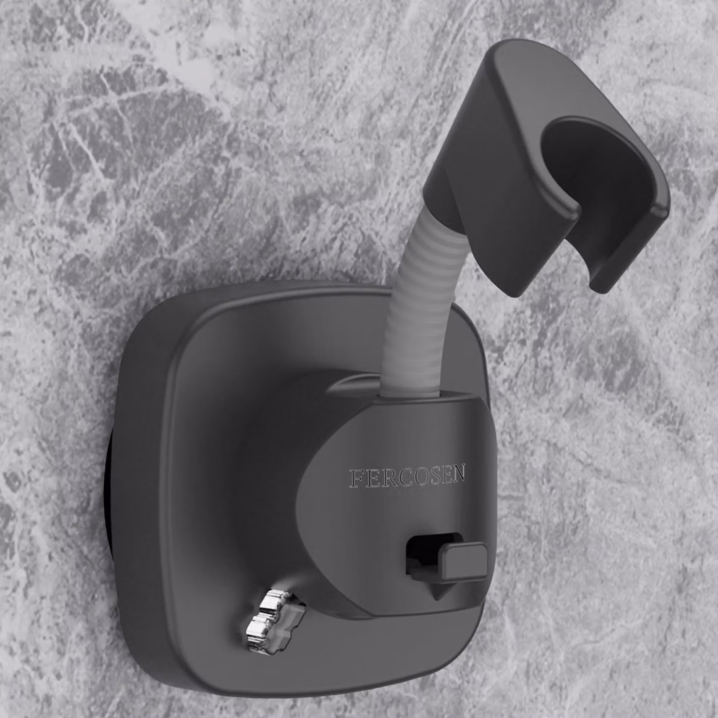 Supporto per doccia girevole a 360° con ventosa e capacità di carico di 10 kg
