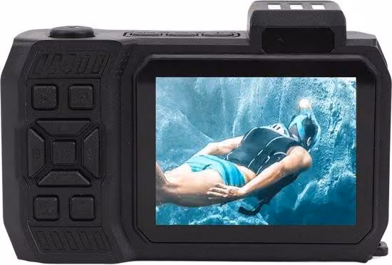 Videocamera subacquea 4K 65 MP con zoom ottico 10x, impermeabile