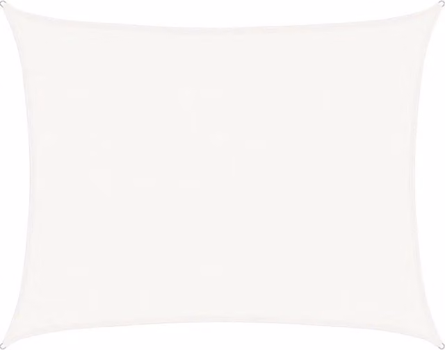 Vela Parasole Rettangolare Bianca in HDPE 160 g/m2 L: 8 m, P: 6 m