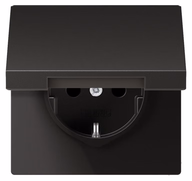 Presa Jung SCHUKO 16A 250V con coperchio a cerniera AL 1520 KL AN