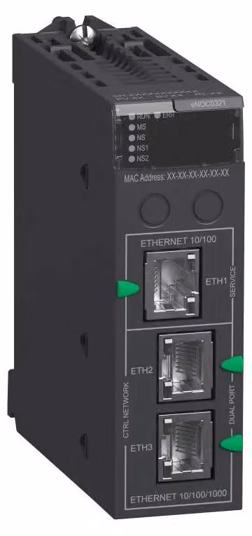 Modulo router statico Schneider Electric Modicon M580, 3 sottoreti, EtherNet/IP, Modbus TCP, scanner EA BMENOC0321