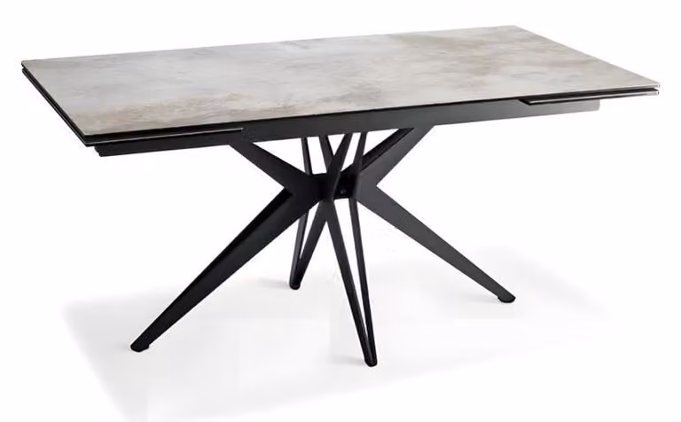 Esstisch Esszimmer Holz Esstische Stil Modern Grau Design Ausziehbarer