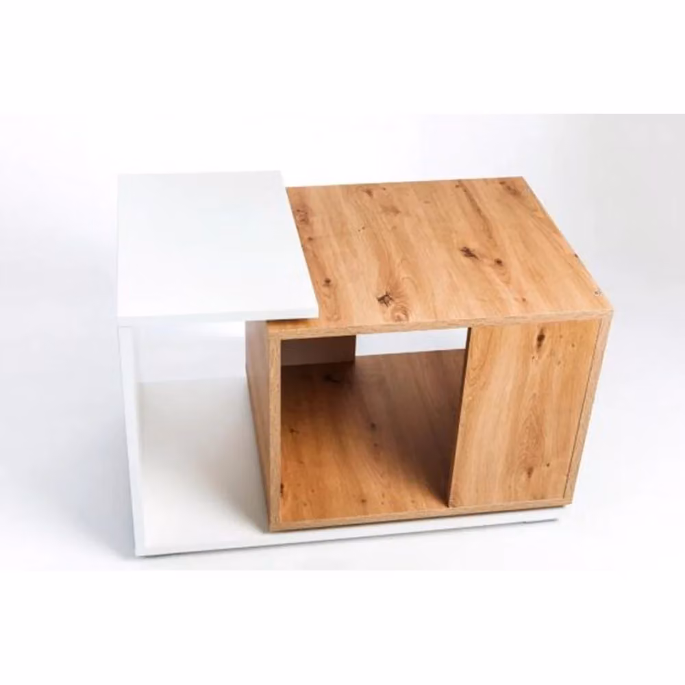 Cabinet Duo Forest White per High Terrarium, supporto moderno con ante a battente, L: 74 cm, P: 45 cm, H: 50 cm – 2