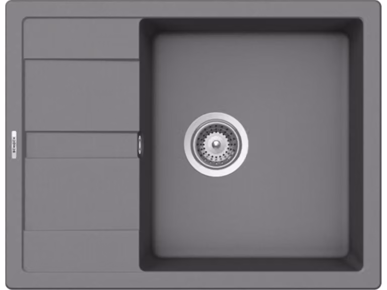 Lavello in granito Schock Manhattan D-100 500 x 650 mm croma MAND100UGCR