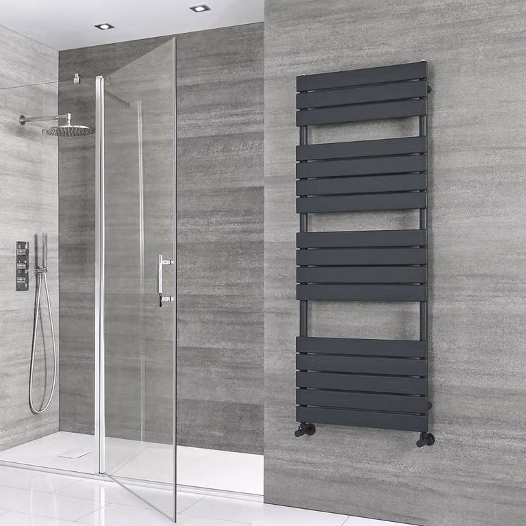 Scaldasalviette di Design - 1500mm x 600mm - Antracite - Lustro