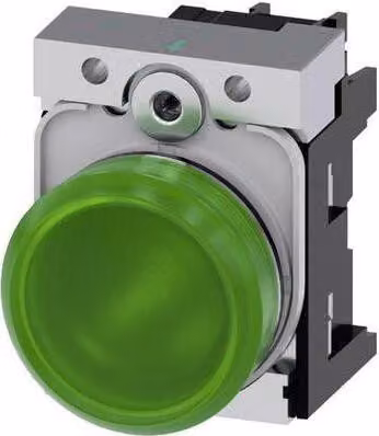 Siemens indicatore luminoso verde lucido 24 V/AC, 24 V/DC SIRIUS ACT 3SU1152-6AA40-1AA0 1 pz