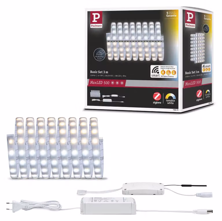 Paulmann MaxLED 500 Striscia LED bianca sintonizzabile Basisset
