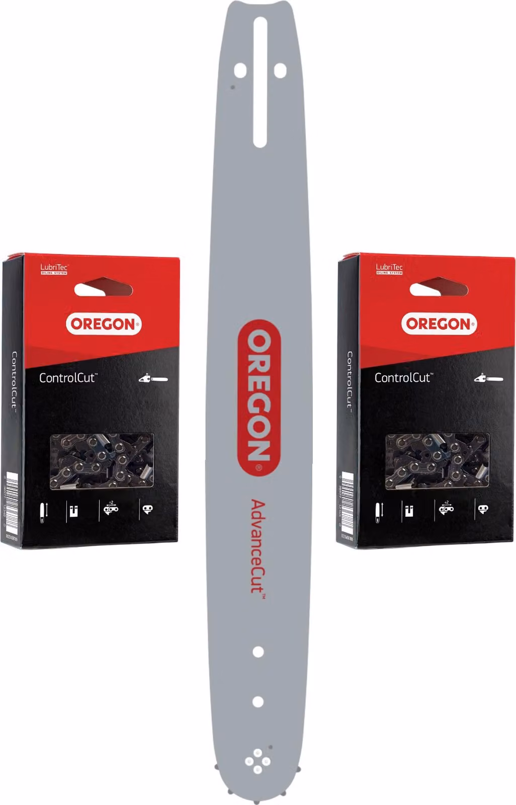 Oregon Combo barra di guida + 2x catena da 38 cm .325" 1,5 mm 64 TG ( 543486 )