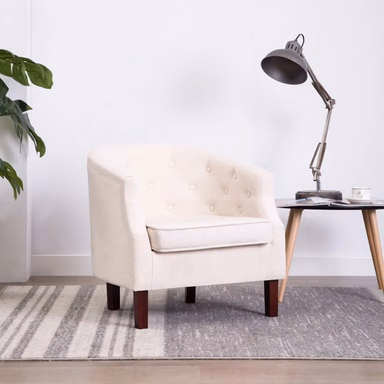Maison Exclusive - Poltrona Beige in Tessuto