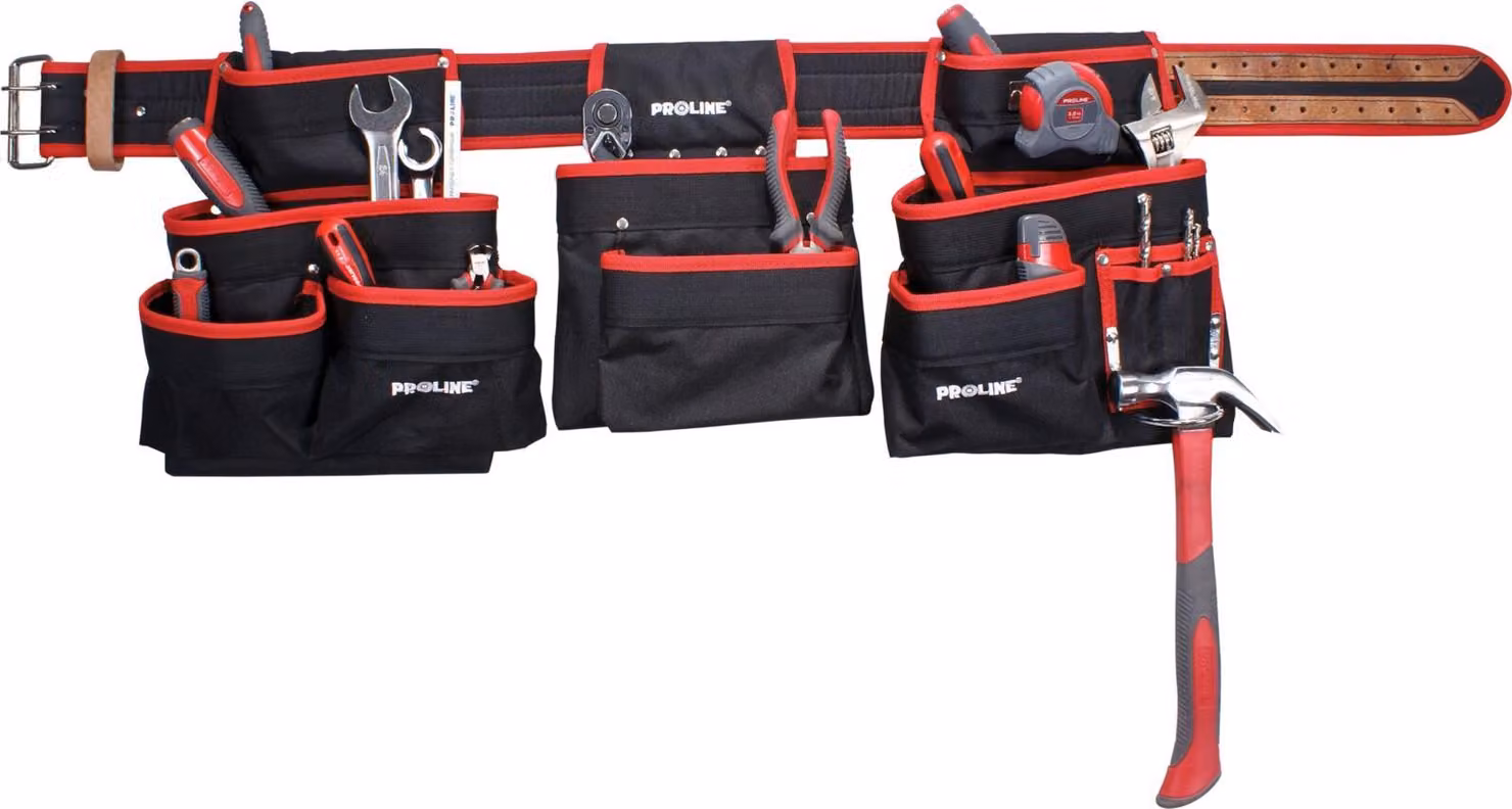 Cintura di montaggio rinforzata con tasche 120 cm, Proline
