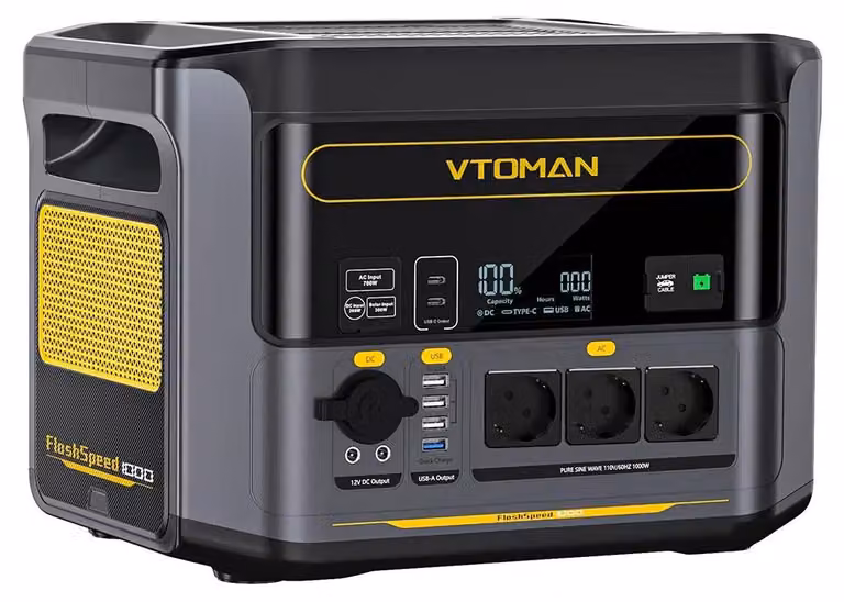 Centralina di alimentazione portatile - Batteria integrata - Generatore mobile - Alimentazione di emergenza - Batteria portatile - Capacità di 172,8 Wh